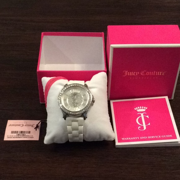 Juicy Couture Accessories - Juicy Couture white and silver pedigree watch O/S